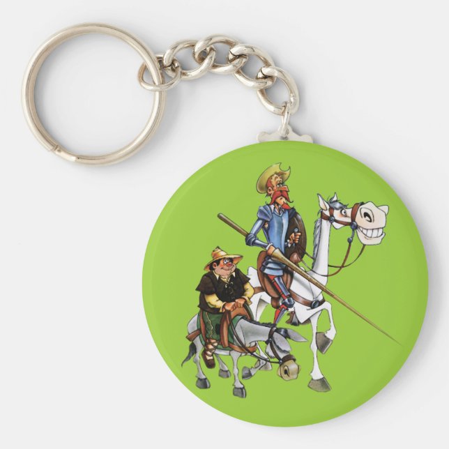 Chaveiro DON QUIJOTE, SANCHO...- Llavero-Cervantes (Frente)