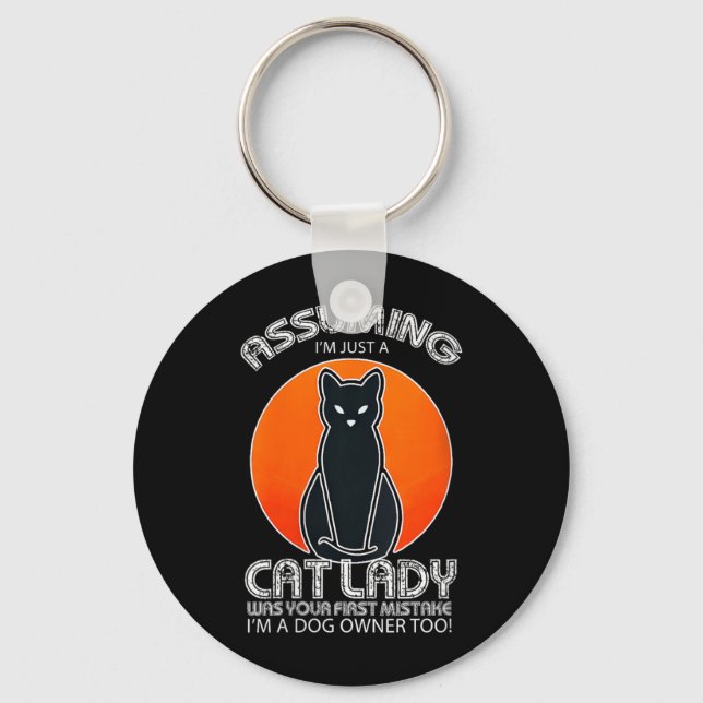 Chaveiro Dona Gata Uming Halloween _ Cachorro E Preto (Frente)