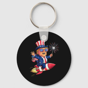 Chaveiro Donald Trump 2024 Happy 4 De Julho Trump American