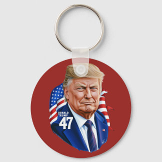 Chaveiro Donald Trump 2024 Vencedor Presidencial 47