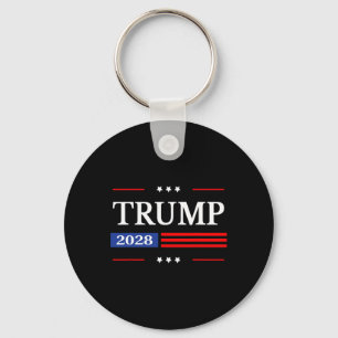 Chaveiro Donald Trump 2028 Presidente Americano Flag Pro Tr