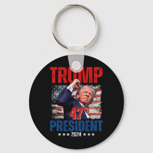 Chaveiro Donald Trump 47.º Presidente 2024 Inauguração de T