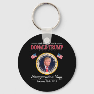 Chaveiro Donald Trump 47.º Presidente Inauguração 2025 Sup
