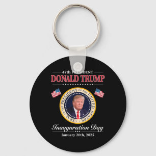 Chaveiro Donald Trump 47.º Presidente Inauguração 2025 Sup