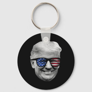 Chaveiro Donald Trump American Flag 4 De Julho