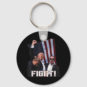 Chaveiro Donald Trump Combatendo Combatentes Apoiadores