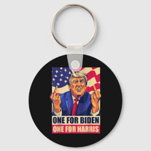 Chaveiro Donald Trump Dedo Médio Biden Harris América Re