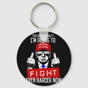 Chaveiro Donald Trump Dedo Médio Desligando-se da Pro Repub