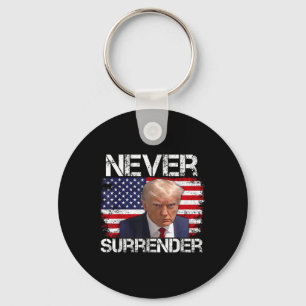Chaveiro Donald Trump Mug Tiro Nunca Rende 2024