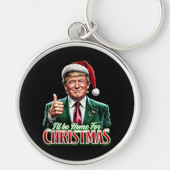 Chaveiro Donald Trump Natal Papai Noel Dói (Frente)