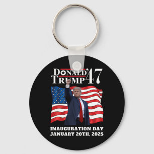 Chaveiro Donald Trump Presidente Inauguração Dia 2025 Victo