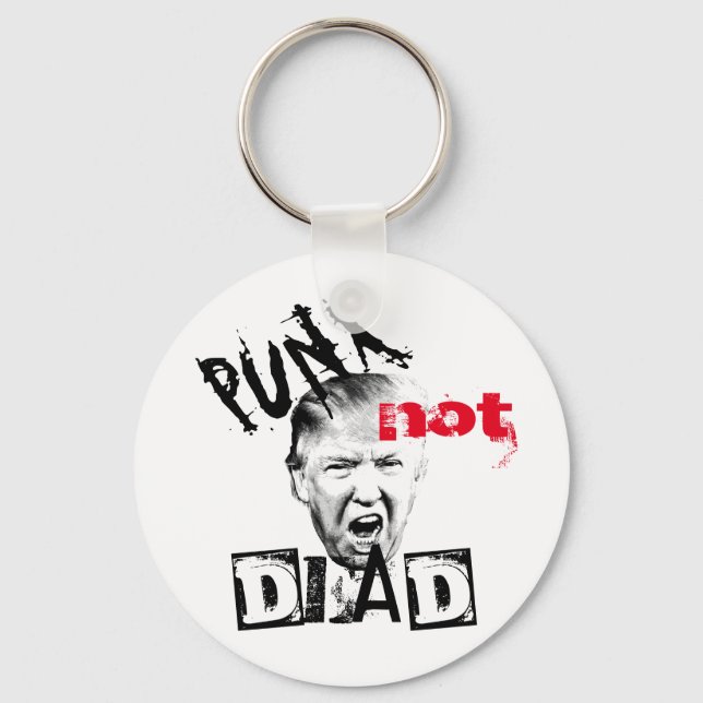 Chaveiro DONALD TRUMP - PUNX not DEAD! (Frente)