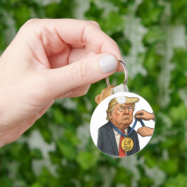 Chaveiro Donald Trump recebe prêmio Nobel da Paz