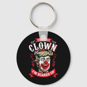 Chaveiro Donald Trump T Shirt Engraçado Palhaço Resiste Mul