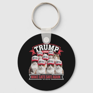 Chaveiro Donald Trump Torna Os Gatos Seguros Novamente Deba