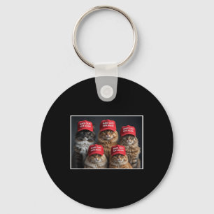 Chaveiro Donald Trump Torna Os Gatos Seguros Novamente Red 