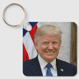 Chaveiro Donald Trump White House Presidente Portrait Keych