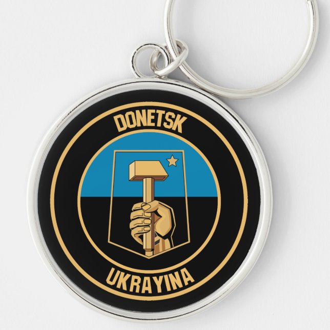 Chaveiro Donetsk Round Emblem (Frente)