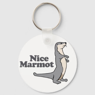 Chaveiro Doninha agradável da marmota