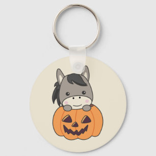 Chaveiro Donkey Em Pumpkin Sweet Donkey Feliz Chave De Hall
