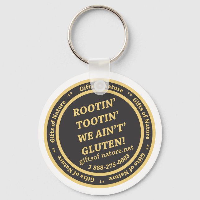 Chaveiro Dons Do Slogan Da Natureza (Frente)