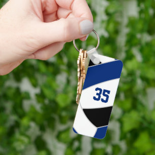 Chaveiro dons espirituais da equipe de vôlei azul preto