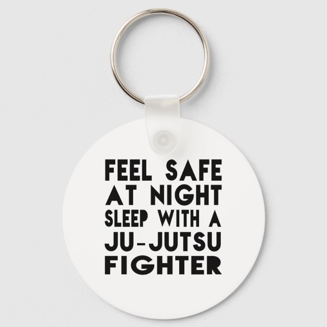 Chaveiro Dormir Com Designs Engraçados De Ju-Jutsu (Frente)