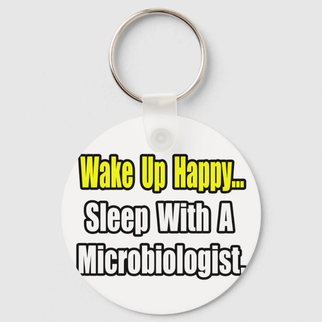 Chaveiro Dormir com um microbiologista (Frente)
