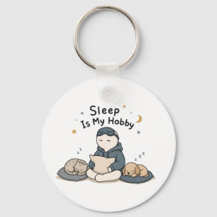 Chaveiro Dormir é Meu Hobby Piada de Amante do Sono Meme