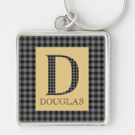 Chaveiro Douglas Tartan Monograma D