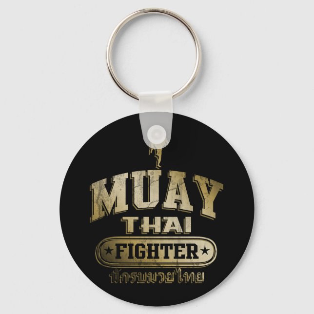 Chaveiro Dourada Briga Muay Thai (Frente)