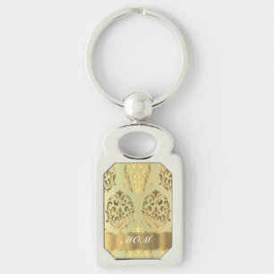 Chaveiro Dourada mãe personalizada damasco