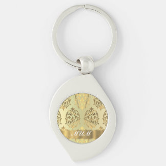 Chaveiro Dourada mãe personalizada damasco