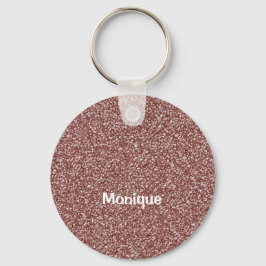 Chaveiro Dourada monograma minimalista