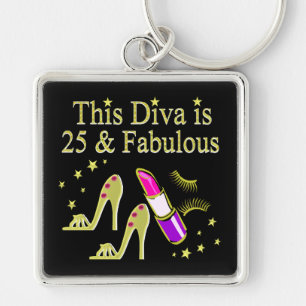 CHAVEIRO DOURADO 25 E FABULOSO DESIGN DIVA