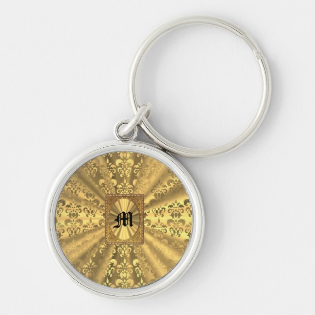 Chaveiro Dourado damasco (Frente)