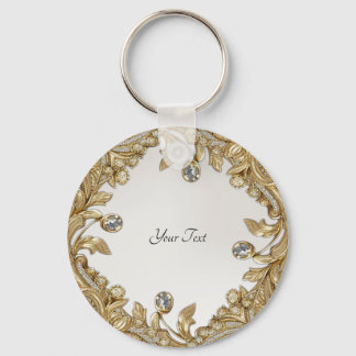 Chaveiro Dourado decorativo