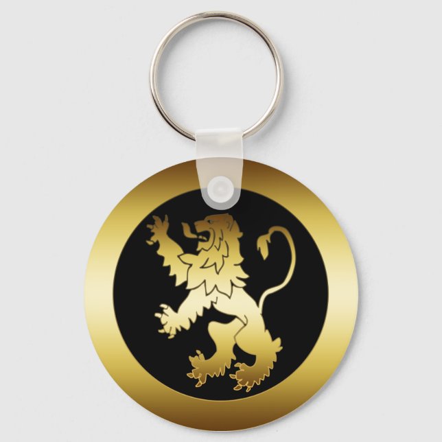 CHAVEIRO DOURADO LION (Frente)