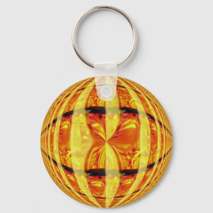 Chaveiro Dourado Orb