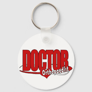 CHAVEIRO DOUTOR VERMELHO DO ORTHOPEDISTA LOGO