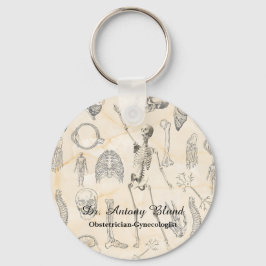 Chaveiro Doutor Vintage Anatomia Humana