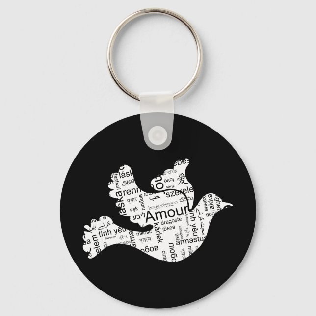 Chaveiro Dove Amor (Frente)