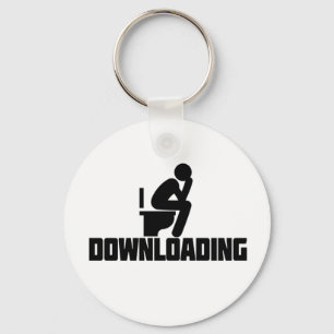 Chaveiro Download - Pooping Engraçado do Toilet