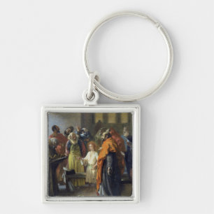 Chaveiro Doze-ano Jesus idoso no templo, 1851