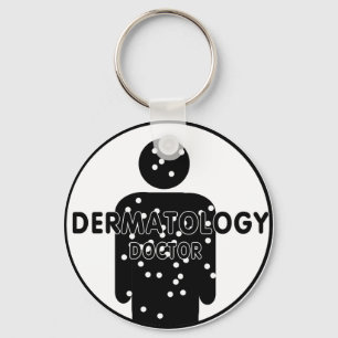 CHAVEIRO DR. DERMATOLOGY SILHOUETTE LOGO