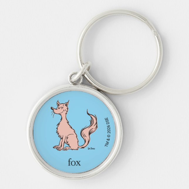 Chaveiro Dr. Seuss | Raposa Rosa (Frente)