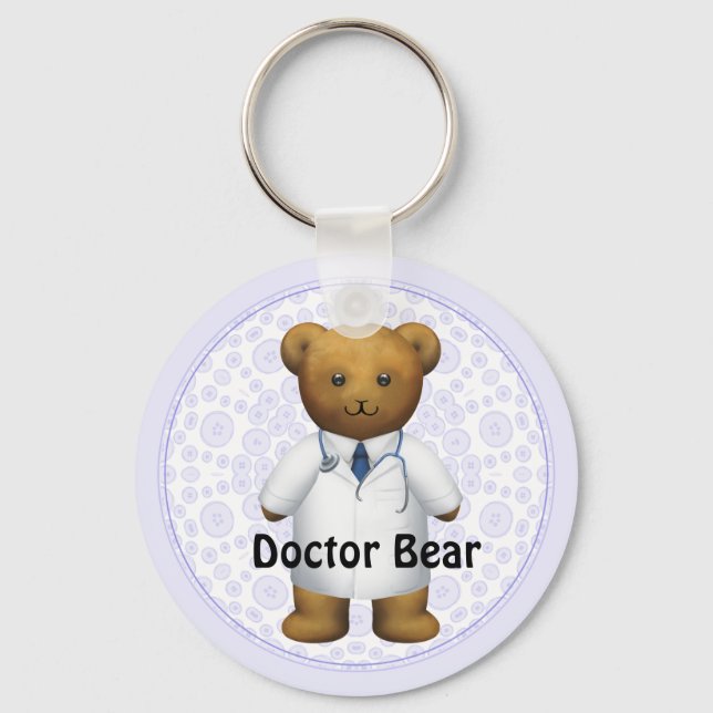 Chaveiro Dr. Urso - Urso De Teddy (Frente)