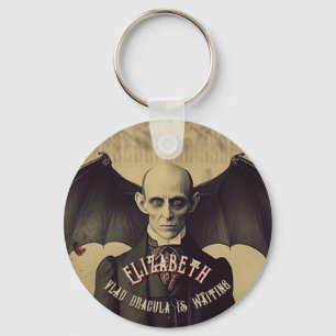 Chaveiro Dracula Vintage Gothic Halloween Party Favor