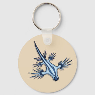 Chaveiro Dragão azul Nudibranch
