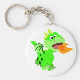 Chaveiro Dragão Bebê de Cartoon Cachorro